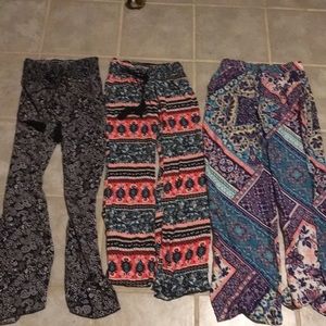 Flowy size medium pants bundle